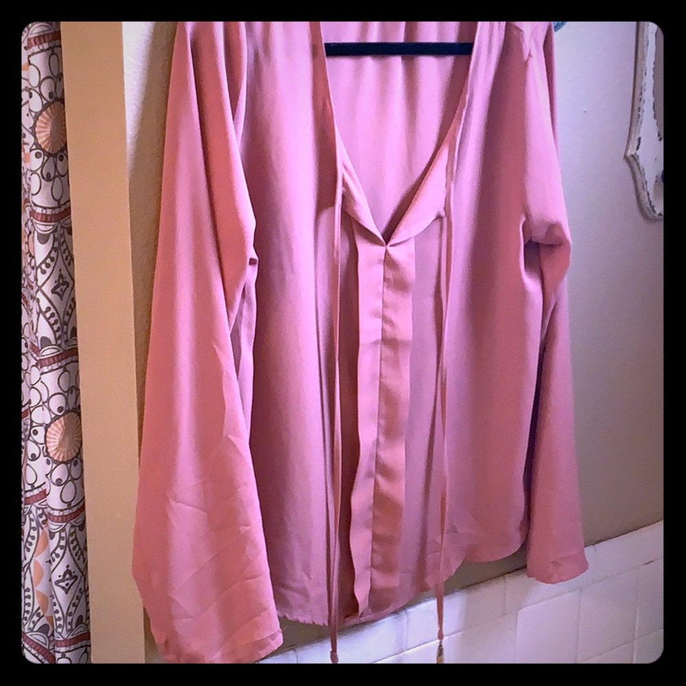 Rose colored blouse
